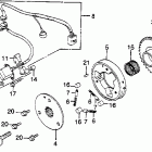 VF750F Генератор импульса и муфта стартера