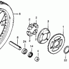 XR80 Заднее колесо
