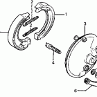 CR60R Передний тормоз