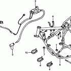 CR60R Frame @ ignition coil 84