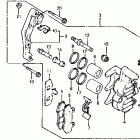 XR500R Front caliper 83-84