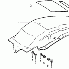 CR80R Заднее крыло