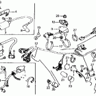 XL125S Wire harness @ ignition coil @ c.d.i. unit