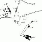 VT500FT Vt500ft  brake pedal @ gearshift pedal