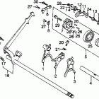 VF750F Вилка переключения передач
