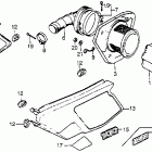 XR100 Air cleaner @ side cover 83-84
