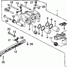 VF750F Задний суппорт тормозной