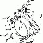 CR60R Крышка картера правая