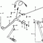 XL125S Shift pedal @ kick starter arm