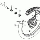 XL200R Переднее колесо