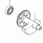 XR500R Balancer shaft 82-83