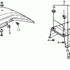 XR500R Заднее крыло