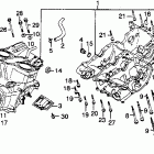VF750F Блок цилиндров