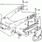 VF1000F Swingarm @ chain case