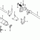 XL125S Барабан и вилки переключения