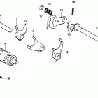 XR200 Барабан и вилки переключения