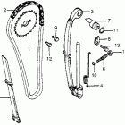 XR100 Цепь ГРМ и натяжитель