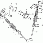 XL200R Распредвал и клапана