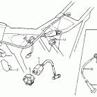 XR350R Wire harness @ c.d.i. unit  @ ignition coil 83-84