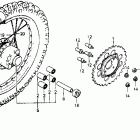 XR200 Заднее колесо