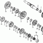 XR500R Transmission 83-84