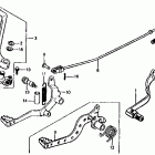 CR60R Shift pedal @ brake pedal  @ kick starter arm