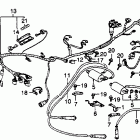 VF750F Wire harness @ ignition coil