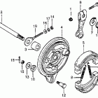 XR100 Задний тормоз
