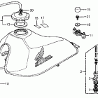 XL200R Топливный бак