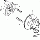 XR500R Front brake panel 81-82