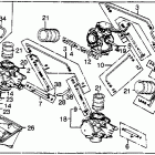 VF750F Carburetor (assy. link)