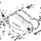 XR500R Right crankcase cover 81-82