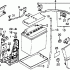VF750F Side cover @ battery