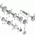 XR350R Transmission 83-84