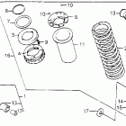 CB650SC Rear shock absorber 83-84