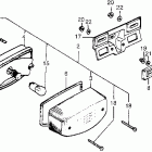 VT500FT Vt500ft  taillight