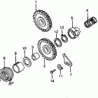 CR60R Кик стартер