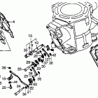 CR250R Exhaust manifold 84