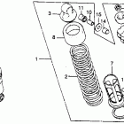 CM250C Задний амортизатор