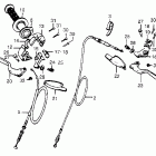 CR480R Control levers @ switches  @ cables
