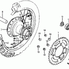 CR125R Rear wheel 83