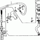 CX650T Задний тормозной цилидр