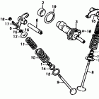XL185S Распредвал и клапана