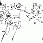 CR250R Control levers @ switches  @ calbes