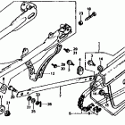 XL185S Swingarm @ chain case