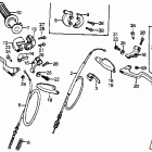 CR80R Control levers @ switches  @ cables
