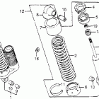 VF750C Задний амортизатор