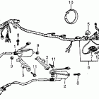 CX650C Wire harness @ ignition coil