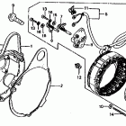 CB1000C Alternator cover  @ alternator