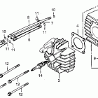NU50 Цилиндр и головка цилиндра